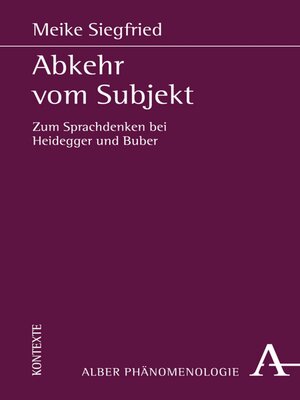 cover image of Abkehr vom Subjekt